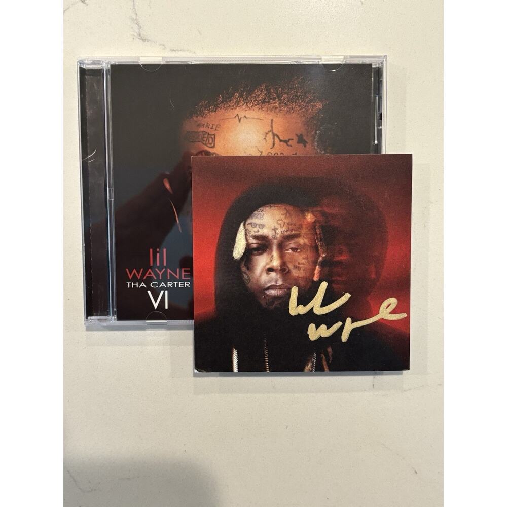 Lil Wayne Tha Carter VI 6 Album CD IN HAND Sealed w SIGNED Insert Autographed #2